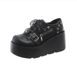 Breakj Rider Original Martin Boots Spice Girls Thick Bottom Round Head Cool Short Boots Buckle Buckle Tie Martin