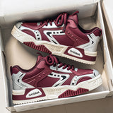 Breakj Year's Red Men's Shoes Spring Niche Design Casual Board Shoes Thick Soles Increase 47 Special Large Code 48 Sports