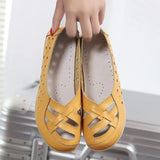 Flats Shoes Slip On Shoes For Women Fashion Women's Moccasins Flat Genuine Leather Women Shoes Casual Female Zapatos
