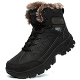 Breakj Leisure Sports Men's Outdoor Cotton Shoes Fashion Snow Boots Outdoor Hiking Shoes Cotton Shoes Men's