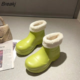 New Luxury Women Casual Thick Bottom Short Boot Rain Boots New Rubber Ladies Walking Waterproof Ankle Rain