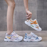 Women Sport Shoes 2023 Fashion Platform Wedge Sneakers Women Non Slip Running Shoes Woman Increase Casual Shoes Zapatillas