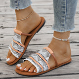 Breakj Pingdia Toe Cool Slippers Women's Summer New Fashion Wear Cool Slippers Large Women's