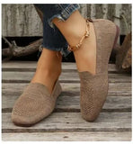 Breakj Summer New Large-Size Round Head Flat-Soled Single Shoes Women Shallow Sports Style Casual Shoes