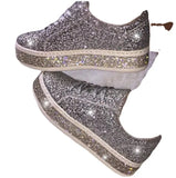 Breakj 2023 Spring Fashion Water Diamond Lide Size Flat Bottom With Women's Singles