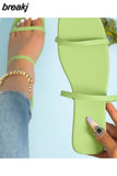 Summer New Women's Shoes Outdoor Beach Slippers Comfortable Flat Bottom Women's Sandals Casual Flip Flops Slides