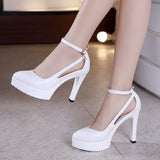 Spring And Autumn Pointed Large-Size Wedding Dress Shoes, Stilettos, Hollow Models, Cheongsam, Walking Shoes, Single