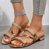 Breakj 2025 Summer New Water Drill Side With Cool Slippers A Word Casual Wear Beach Cold