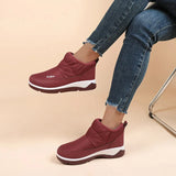Breakj And Cotton Thick Snow Boots Women Plus Size Round Head To Help Warm And Thick Bottom Cotton Shoes