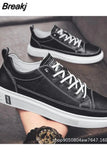 Men's White Casual Sneakers 2023 Autumn Vulcanized Shoes Boys Tenis Sport Shoes Male Sneakers Soft Sole Men Walking