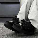 Breakj Shoes To Destroy The Aesthetic Series Of Black Samurai Bread Shoes Trend Low-Sing Shoes Men's And Women's Shoes The Same Plate Shoes Men's Shoes Men's