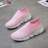 women's sneakers Vulcanized Shoes Sock Sneakers Women Slip On Flat Shoes Women Plus Size Loafers ladies