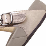 hot sell women summer Comfortable Breathable Flat sandals shoes woman flip flop Buckle causal beach sandals
