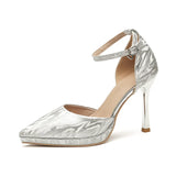 High Heels 2023 Spring And Autumn New Fine Heel Pointed Sexy Female Shoes Korean Version Of The Versatile High Heel Wedding