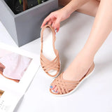 Women'S Shoes Summer Colorful Transparent Sandals Women Slippers