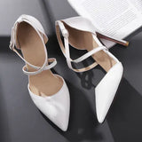 Elegant Thin Heels Single Shoes Sexy Wild High Heels Large Small Size Women's Shoes Party Dress Pumps