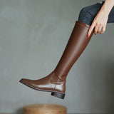 Money ~ Slim, Tall Boots, Female Knight Riding Boots, British Autumn And Winter Style