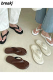 Women Slippers Summer Slides Open Toe Flat Casual Shoes Leisure Sandal Female Beach Flip Flops Outdoor Slippers Zapatillas