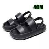 Women Summer Beach Platform Sandals Green Soft Sole EVA Slides Woman Fashion Non-slip Outdoor Slippers Female Comfortable