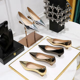 Breakj Retro Fashion Simple And Comfortable Low With Cat With Shallow Mouth Pointed Party Women's Shoes Spring And Autumn Single