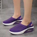 Large Mesh Women's Shoes, Daily Single Shoes, One Foot, Half-Drag, Breathable, Portable Air
