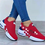 Breakj New Fall 2024 Plus-Size Round Head Thick Bottom Fly Woven Letters Embroidered Color Casual