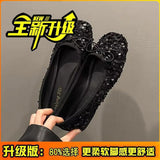 Breakj Spring And Summer Net Red Small Man Display High Flat Shoes Women Soft Soles Do Not Tired Small Design Sense Single
