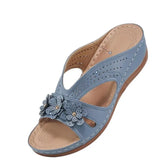 Breakj The Summer Of 2025, The New Women's Thick-Bottomed Slippers Large-Size Fish Mouth Thick-Bottomed Wearing Beach Shoes Flower