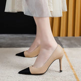 Size 34-40 Women Pumps Sexy Pointed Toe High Heels Shoes For Women Elegant Party Heeled Footwear Classic Fashion