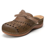 Large Size Women's Shoes, Bow Knot, Empty Head, Flat-Soled Sandals, Comfortable Sparkling Women's