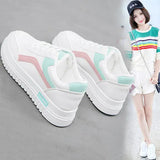 Breakj White Shoes Women 2025 Spring And Autumn Plus Velvet Korean Version Of Female Shoes Street Pat Shoes Casual Flat Shoes New Single