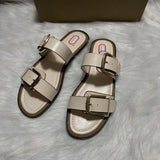 Breakj Home 2025 New Spanish Trend Women's Shoes Indoors And Outdoors Wearing Cold Slippers Word Beach Shoes