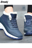 Women Snow Boots Waterproof Parent-Child Winter Ankle Boots Thick Fur Platform Non-slip Warm Comfortable Shoe Size