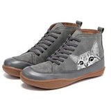 Breakj Cat Series Boot With Printed Cat Comfort Large Flat