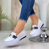 Breakj Women's Shoes Casual Mother Lefu Shoes Spring And Autumn With A Foot Pedal Shoes Single Shoe