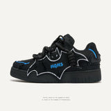 Breakj Shoes Cool Bat Small Black Shoes Youth Casual Bread Shoes Low-Top Shoes Trendy Shoes Men's Shoes Men's Shoes Men's Shoes Men's And Women's