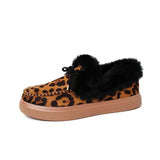 Breakj Autumn And Winter Women's Cotton Boots Plus Thick Low Help To Keep Warm Wool Cotton Shoes