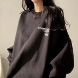 Oversized Hoodie Women Sweatshirts Long Sleeve Hoodies Casual Letter Print Loose Pullovers Harajuku Sweatshirt Female