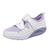Breakj Summer New Breathable Hot Air Cushion Women's Single Shoes Thick-Soled Air Cushion Women's Casual Shoes Magic