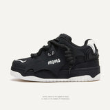 Breakj Shoes Cool Bat Small Black Shoes Youth Casual Bread Shoes Low-Top Shoes Trendy Shoes Men's Shoes Men's Shoes Men's Shoes Men's And Women's