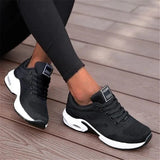 Autumn and Winter Women’s Mesh Lace Up Breathable Sneakers Lightweight Versatile Outdoor Casual Couple Shoes Zapatos