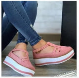 Size 2023 Popular Style Sandals Women's Thick Bottom Buckle Women's Sandals Direct Sale Muffin Soles Women's