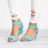 Breakj Sandals New Slopes And Buckle Sandals Women Wish New Big-Size