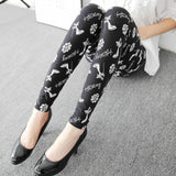 Graffiti Leggings Floral Patterned Print Leggins For Women Leggings Houndstooth Sale Elastic Design Vintage Leggins