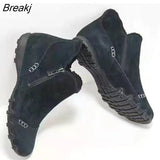 Brand Winter Boots Leopard Women Shoes Flat Casual Cotton Shoes Ankle Boots Thicken Warm Snow Boots Plush Couple