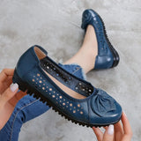 Summer Genuine Leather Shoes Women Butterfly-knot Loafers Women Flats Ballet Autumn Casual Flat Shoes Woman