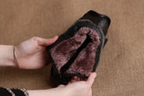 And Winter New Head Layer Cowhide Flat Bottom Soft Bottom Ankle Boots National Wind Leather Retro Martin Boots Warm And Comfortable Cotton