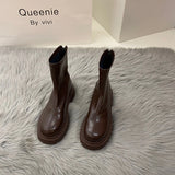 Martin Boots Women's Spring And Autumn 2024 New British Style Boots Internet Celebrities Popular Style Skinny Boots And Short