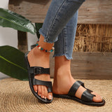 Breakj Summer New Large-Size Women's Shoe Covers Fashion Flat-Bottomed Slippers Women's Cold