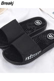 Men's Flat Indoor Massage Slippers Men Home Non-slip Massage Slippers Zapatos Hombre Beach Flip Flops Men's Slides